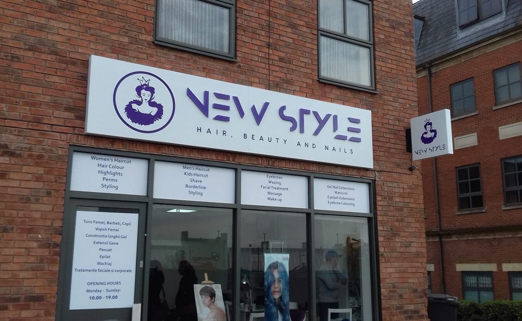 New Style salon sign