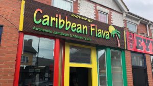 Caribbean Flava shop sign