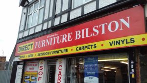 Direct Furniture Bilston shop sign