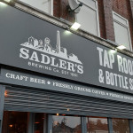 Sadlers Tap Room & Bottle Shop sign