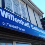 Willenhall Bathroom & Kitchens store sign