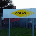 Colas sign post