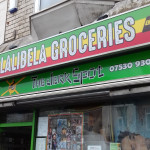 Lalibela Groceries shop sign