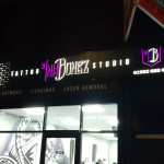 Ink Bonez Studio shop sign